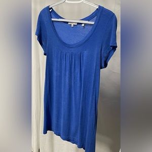 VINCE Crew Neck T-Shirt Cobalt Blue Size Small